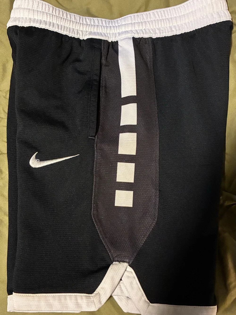 Nike Black and White Boys' Athletic Shorts